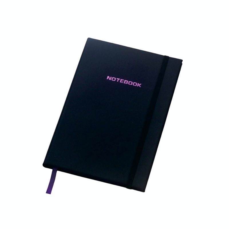 Note à couverture rigide noire