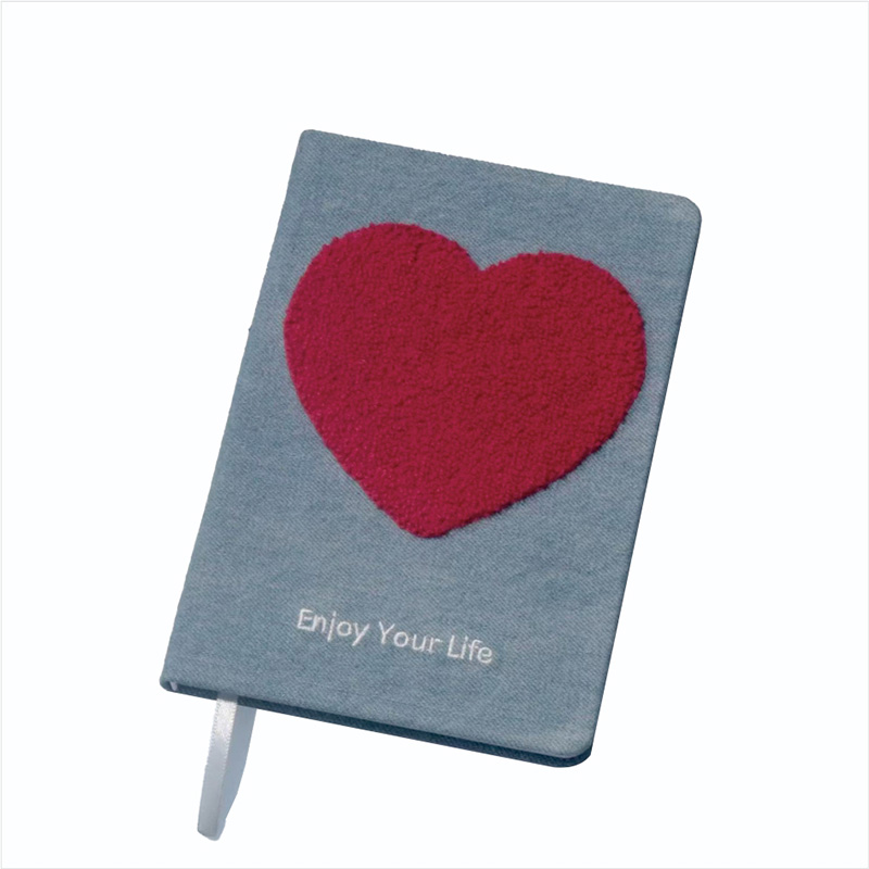 Cahier couvert en tissu