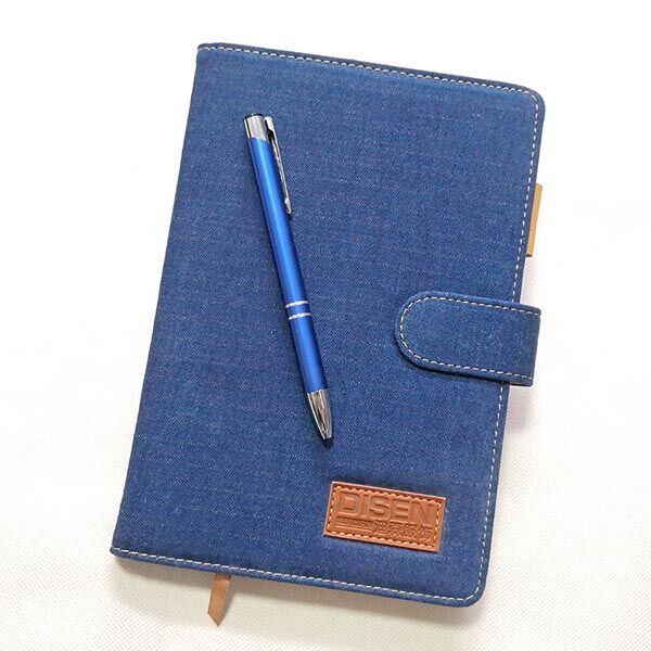 Carnet en tissu denim