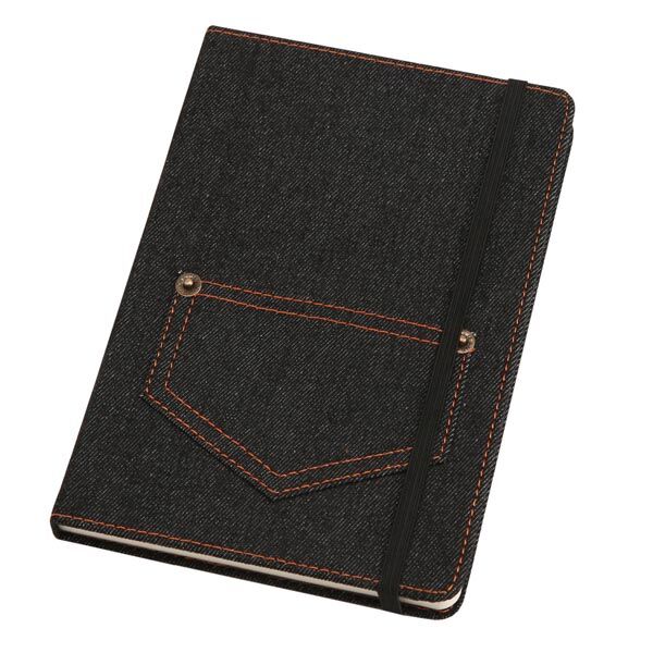 Carnet en tissu denim