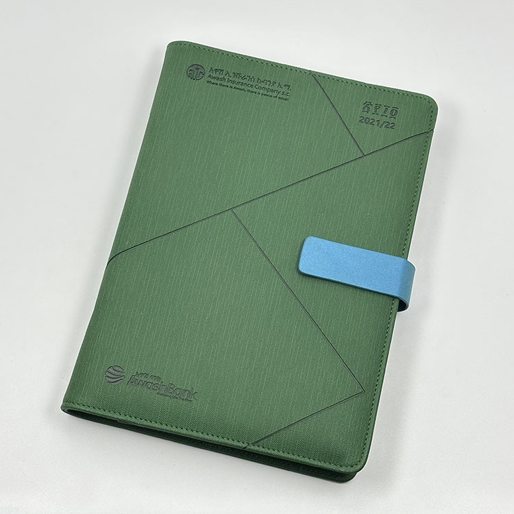 Etui personnalisé de carnet à feuilles mobiles