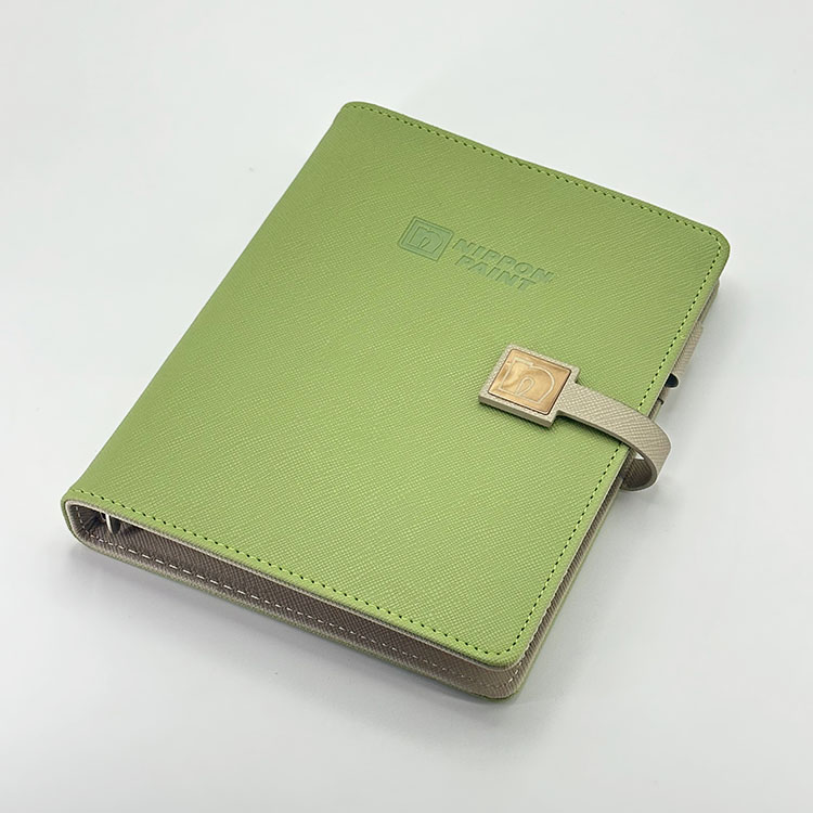 Etui personnalisé de carnet à feuilles mobiles